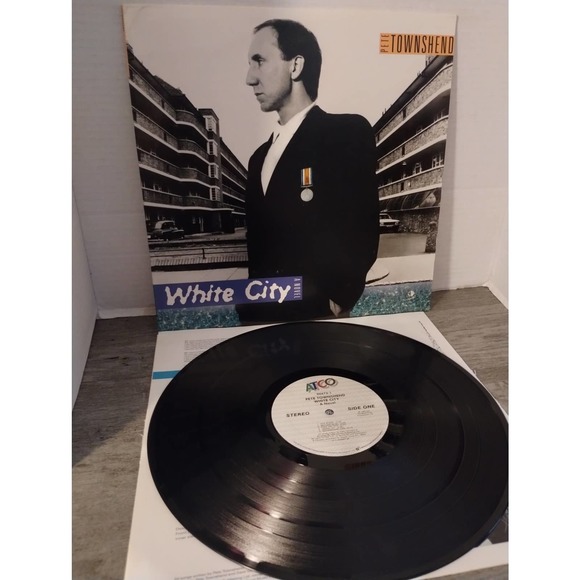 Pete Townshend White City LP Vinyl Record Album ATCO 90473-1 - Picture 1 of 4